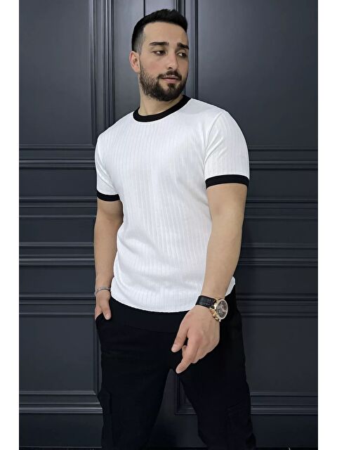 Mishar İtalia Bisiklet Yaka Erkek Tişört - S000372965-20063