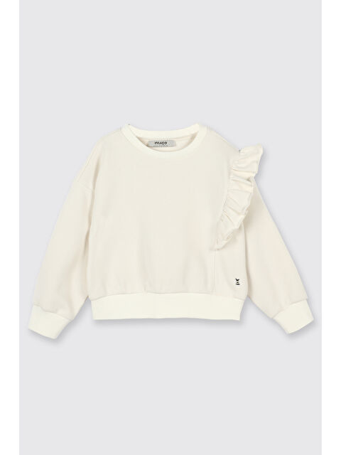 Panço Kız Çocuk Sweatshirt EKRU - S000471005-19965