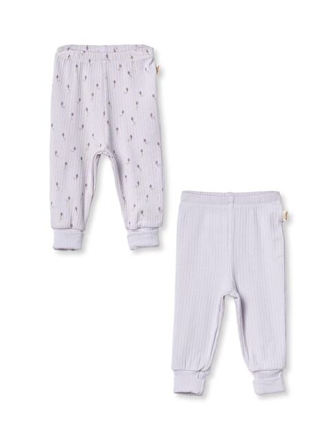 BabyCosy Organic  Bebek 2li Pantolon %100 Organik Pamuk , Bebek - Yenidoğan-CSYM31111