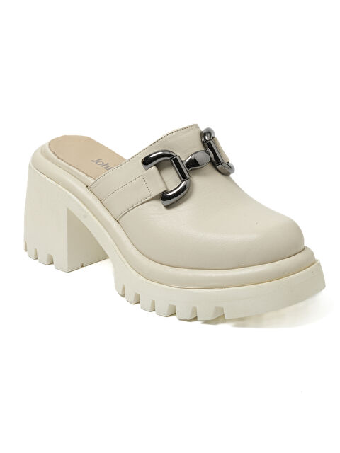 John May Kadın Terlik MAR-23Y-082-27737 BEYAZ-03 - S000509490-20063