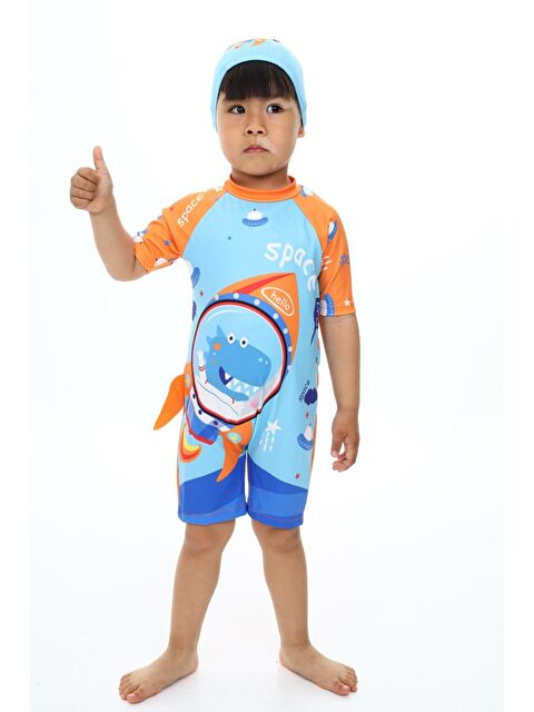 Modanino Erkek Çocuk Boneli-3 Boyutlu-Baskılı Mayo Takımı 12244 - S000386296-17234