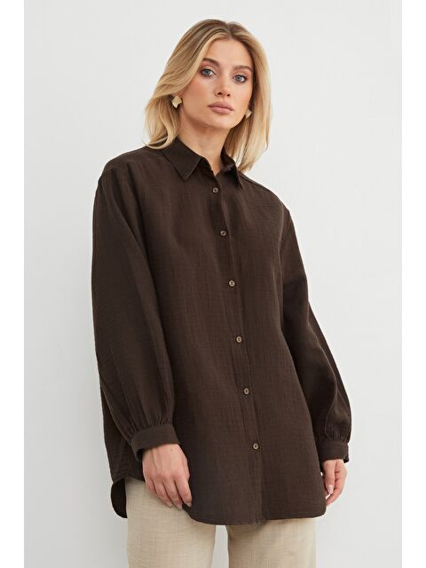 Fullamoda Basic Oversize Gömlek - S000447712-29704