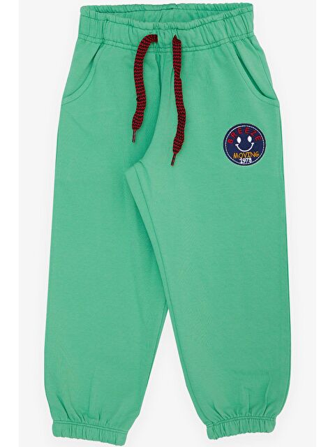 Breeze Erkek Çocuk Alt Gülenyüz Arma Nakışlı Bağcık Aksesuarlı Yeşil (1-4 Yaş) - S000131459-18194