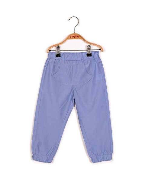 ZEYLAND Erkek Çocuk Paçası Lastikli Cepli Dokuma Pantolon - S000316603-17234