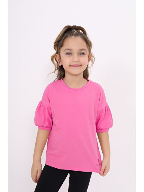 Toontoykids Kız Çocuk Nakışlı Tişört