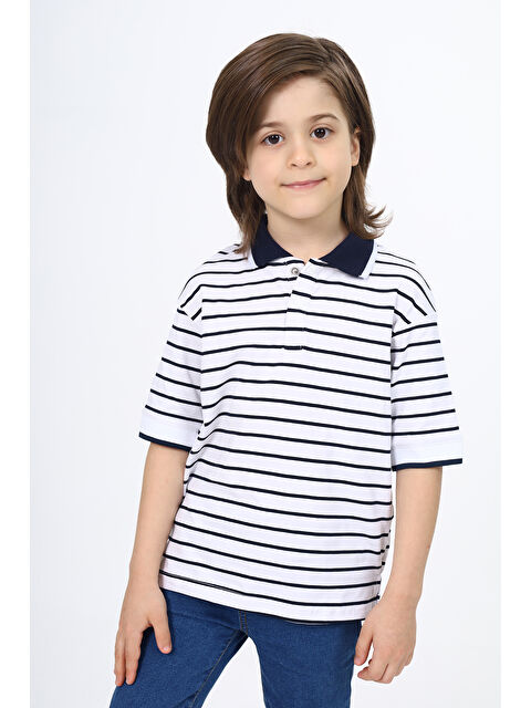 Toontoykids Erkek Çocuk Çizgili Tişört - S000360580-21164