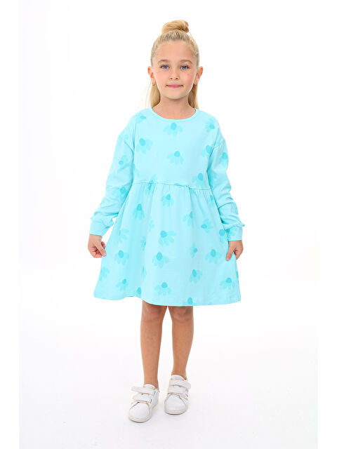 Toontoykids Kız Çocuk Baskılı Elbise - S000324779-1180