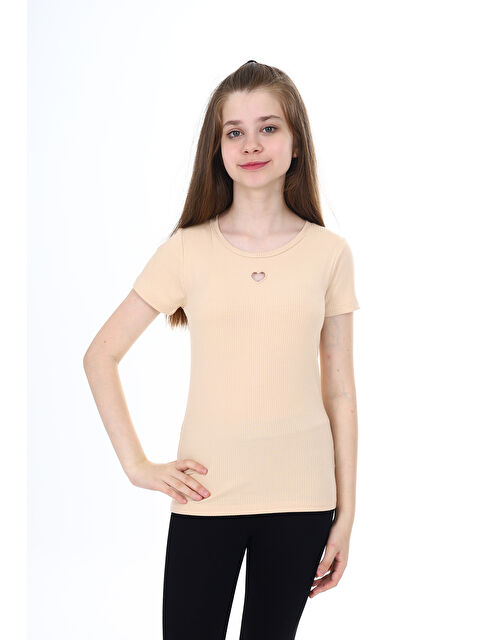 Toontoykids Kız Çocuk Okul Tişört - S000360578-19928