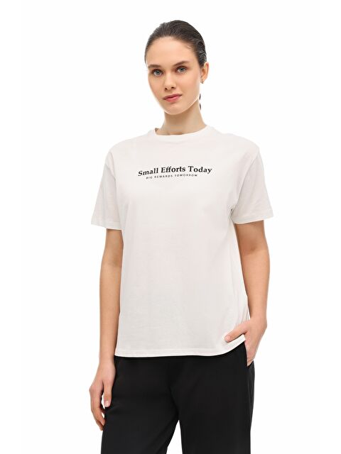 Kinetix WL 11MADI 6FX Beyaz Kadın Kısa Kol T-Shirt - S000529277-20063