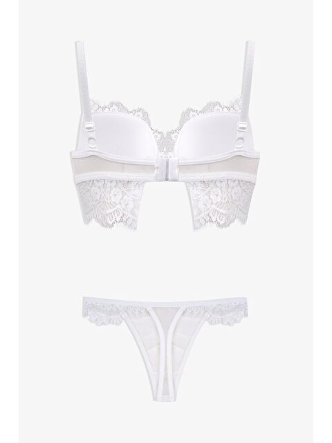 Koza İç Giyim Dantelli Tüllü Fantazi Sütyen Takım - S000297055-19965