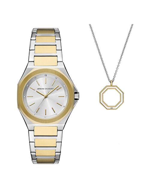 Armani Exchange AX7161SET Kadın Kol Saati ve Kolye Seti