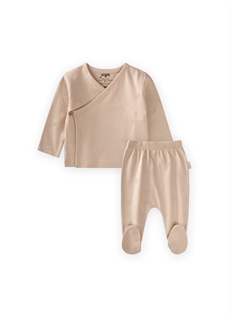 CİGİT Kruvaze Takım 0-6 Ay Bej