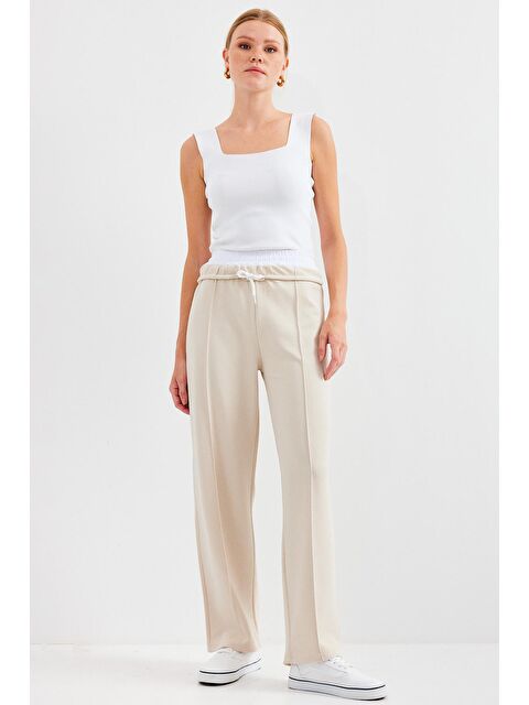 Bigdart 6662 Çımalı Pantolon - Krem - S000165773-19966