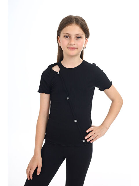 Toontoykids Kız Çocuk Okul Tişört - S000360583-19351