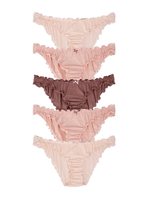 Dominant Kadın Pamuklu Elastanlı Külot 5'li Paket - S000132126-27074