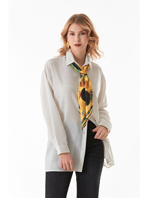 Fullamoda Kırçıllı Düğmeli Oversize Gömlek - S000380858-19965