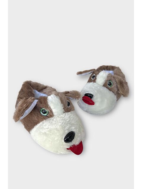 LİGER Unisex Cam Gözlü Kışlık Sıcak Tutan Panduf Vİzon