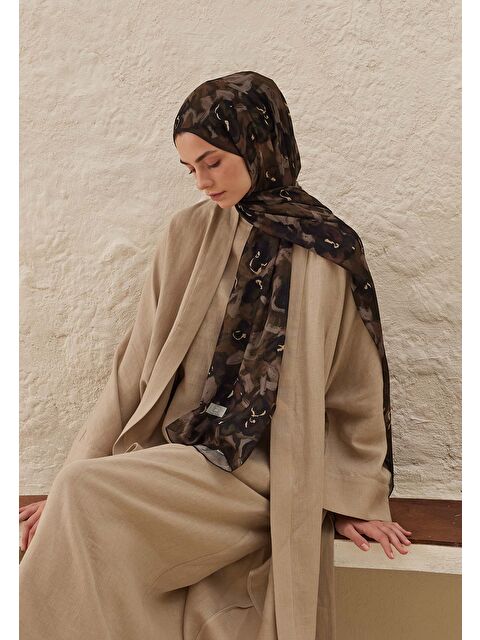 Fresh Scarfs HOPE DESEN RAMİ ŞAL HAKİ - S000517368-18547