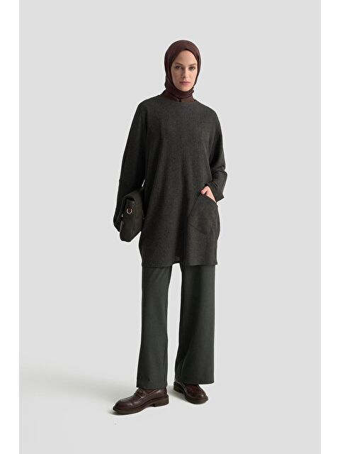 ARMİNE Basic Örme Tunik 25Kd1118 Siyah