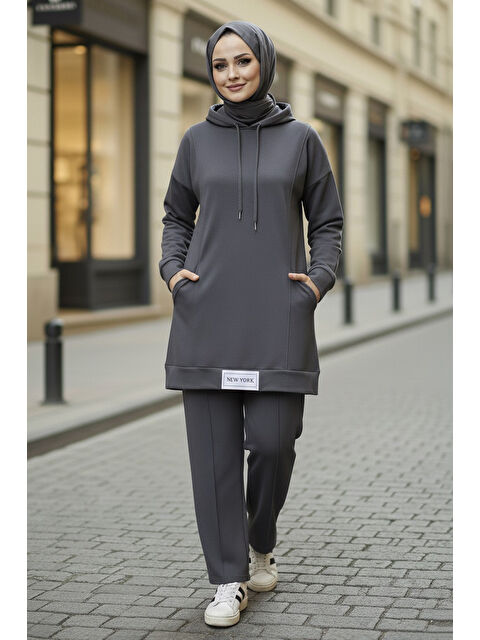 Tofisa Armalı Çift Cepli Vortex İkili Takım Füme - 27982-FUME - S000468374-33408