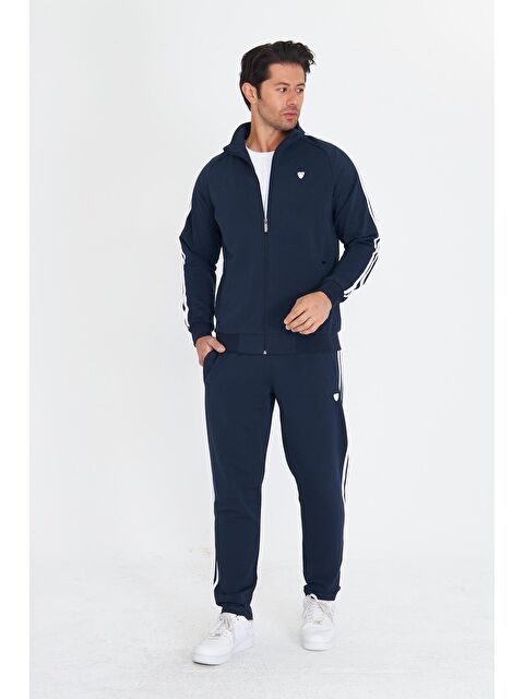 TRENDHILL Erkek Pamuklu Eşofman Takımı Lacivert 201550-L - S000502929-21164