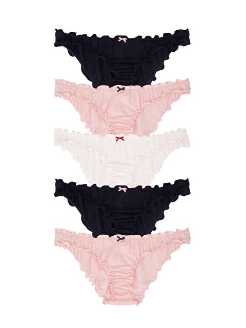 Dominant Kadın Pamuklu Elastanlı Külot 5'li Paket - S000132126-23173