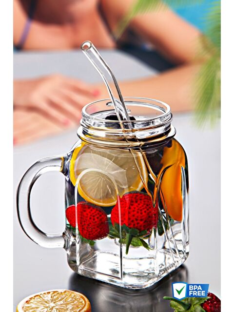 Nandy Home Kulplu Kavanoz Model Bardak - S000282124-26865