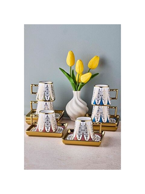 Perotti Perottı 1301040131 Ottoman Fıncan Takımı Kutu Çok Renkli - S000514459-23173