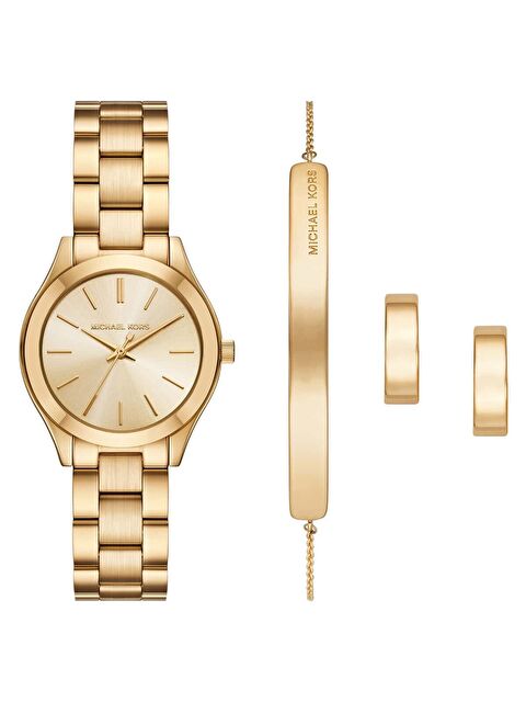 Michael Kors MK7561SET Kadın Kol Saati Bileklik ve Küpe Seti