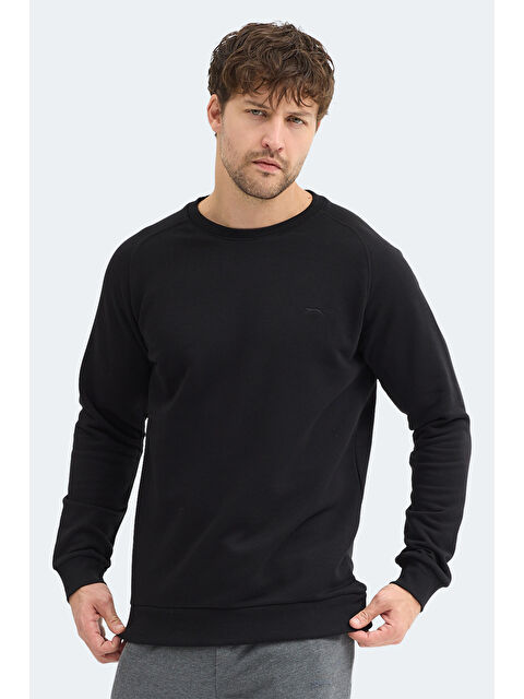 SLAZENGER NADAV Erkek Siyah Sweatshırt - S000495807-19351
