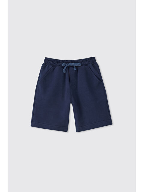 Panço Erkek Bebek Lacivert Örme Şort