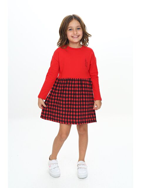 Toontoykids Kız Çocuk Baskılı Elbise - S000386305-20045