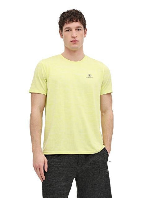 Lumberjack MB CT1328 MLN T-SH 6FX Sarı Erkek Kısa Kol T-Shirt - S000522095-23173