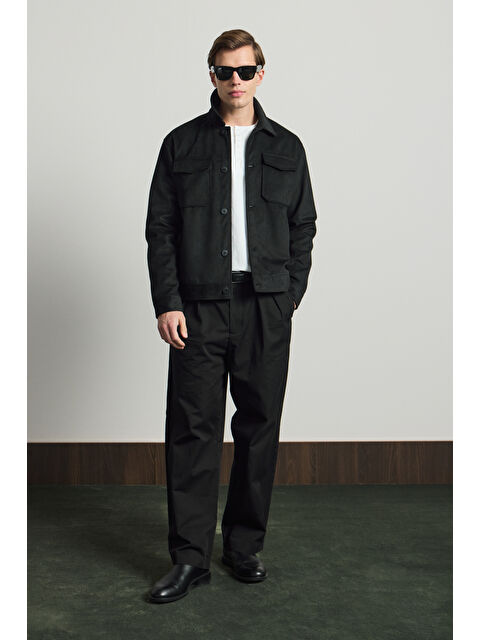 Danger Erkek Premimum Kadife Ceket Siyah 4229DNGR - S000518636-19351