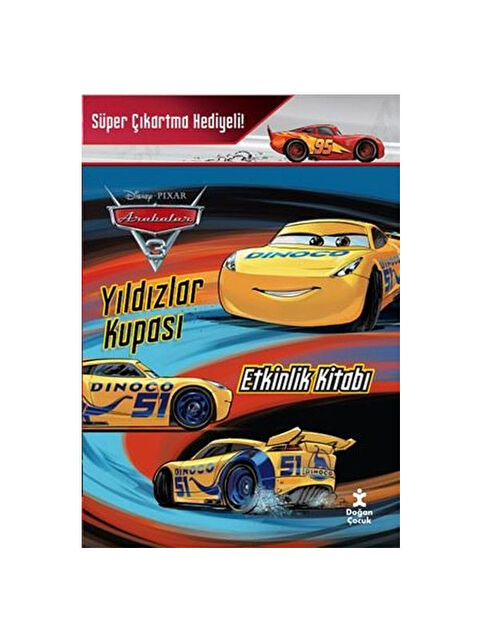 Doğan Çocuk Pixar Arabalar 3 Yıldızlar Kupası Etkinlik Kitabı - S000339493-10231