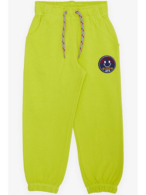 Breeze Erkek Çocuk Alt Gülenyüz Arma Nakışlı Bağcık Aksesuarlı Neon Yeşil (1-3 Yaş) - S000131459-37388