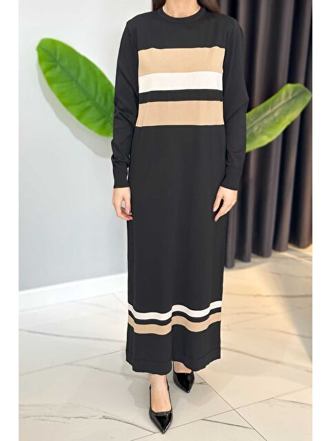 Nuss Elbise 1421 Siyah - S000361778-19351