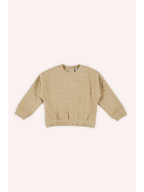 Panço Kız Bebek Bej Sweatshirt - S000524788-19928