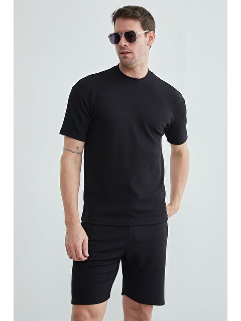 Fullamoda Fitilli Bisiklet Yaka Tişört - S000514142-19351