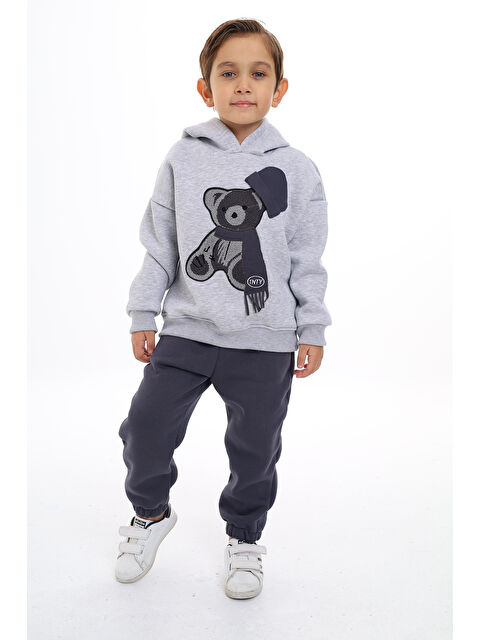 Toontoykids Erkek Çocuk Nakışlı Eşofman Takım - S000377620-74