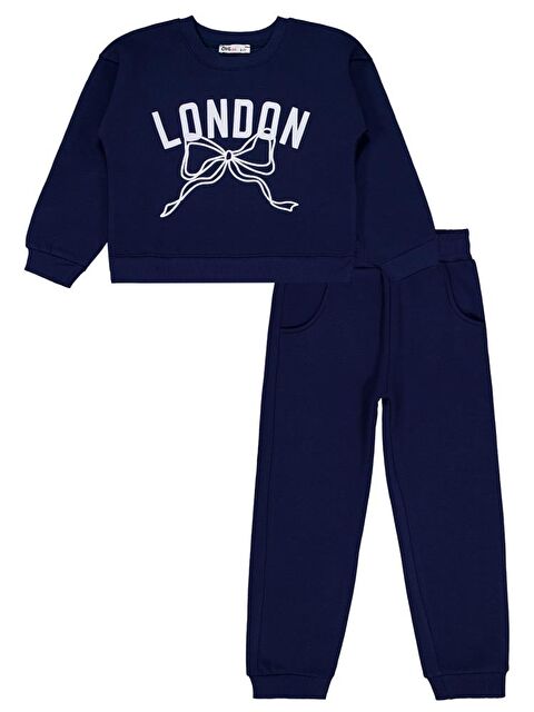 Civil Girls London Baskılı 6-9 Yaş Eşofman Takımı - S000466540-21164