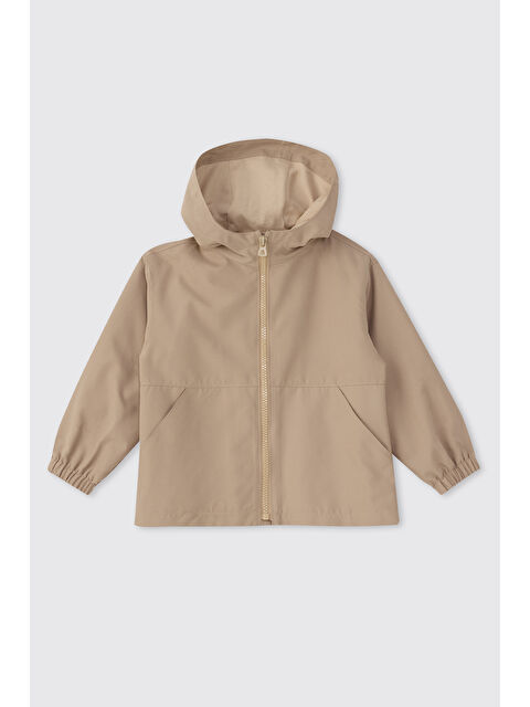 Panço Erkek Bebek Kapüşonlu Bej Yağmurluk - S000524801-19928
