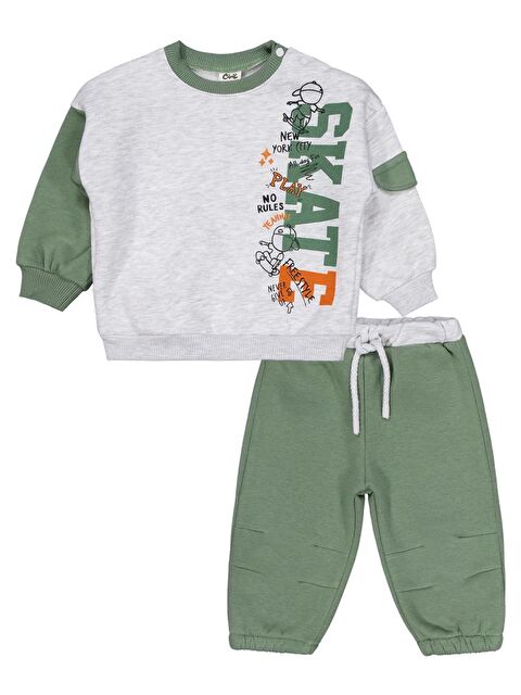 Civil Baby Skate Baskılı 6-18 Ay Takım - S000450647-18547