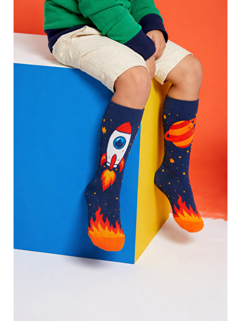 Katia And Bony Çocuk Uzay Desenli Dizüstü Çorap - S000506123-23173
