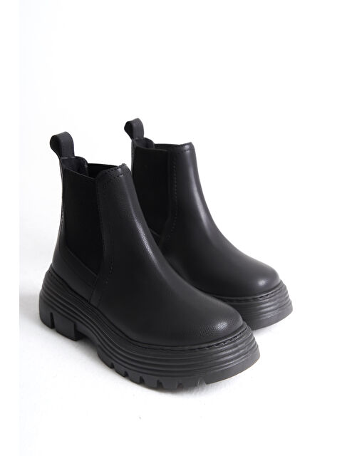 TONNY BLACK Kadın Siyah Kalın EVA Taban Lastikli Bot - S000493949-19351