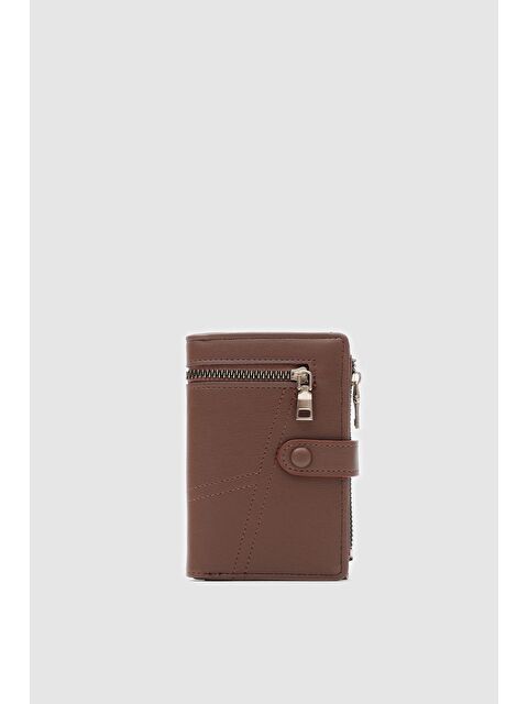 Shulebags Earl Fermuarlı Cüzdan Taba - S000423418-14955
