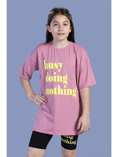 Toontoykids Kız Çocuk Neon Baskılı Taytlı Takım - S000271010-20028