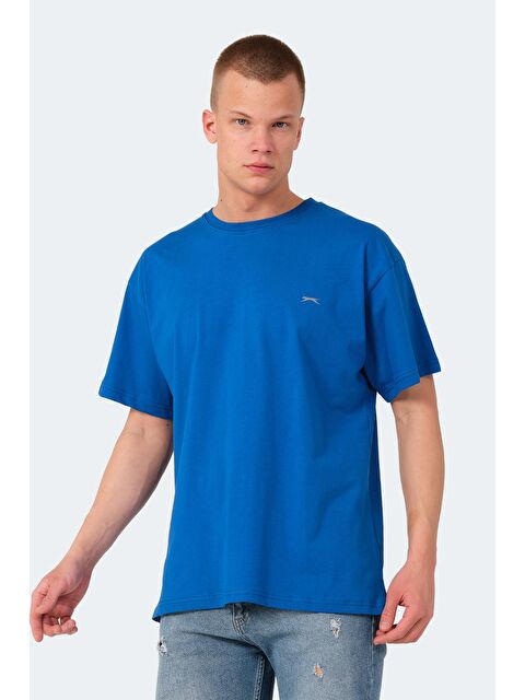 SLAZENGER KULANA OveR Erkek Tişört Saks Mavi - S000180959-23710