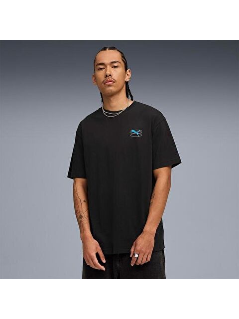 Puma Graphic Erkek Siyah Tişört - S000522119-19351