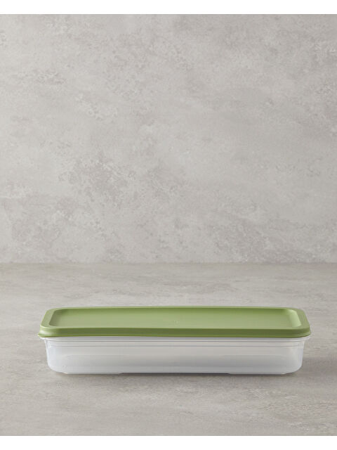 English Home Alice Plastik Saklama Kabı 1200 ml Zeytin Yeşili - S000357098-18194